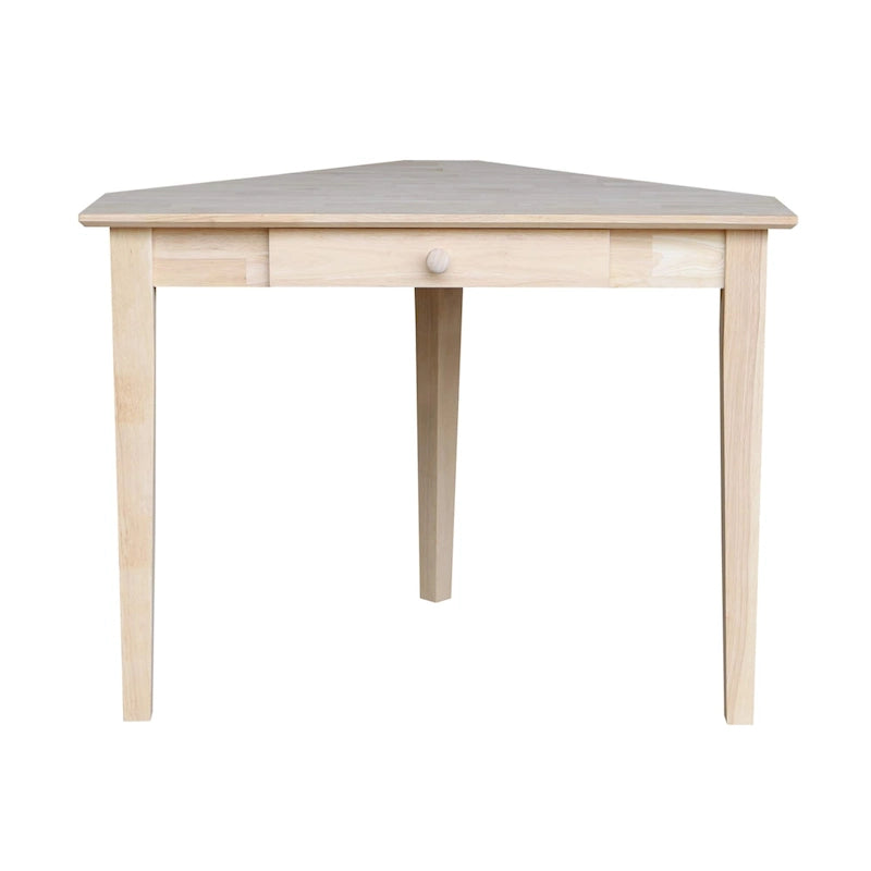 Bureau d'ordinateur d'angle à 1 tiroir