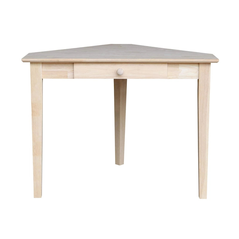 Bureau d'ordinateur d'angle à 1 tiroir