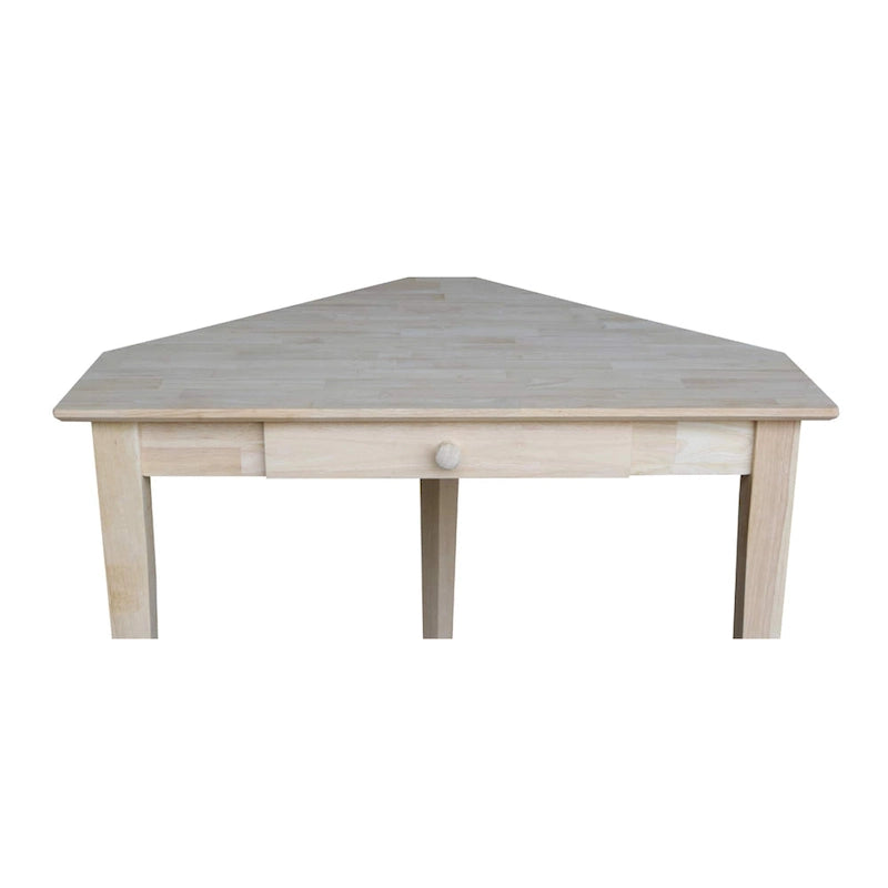 Bureau d'ordinateur d'angle à 1 tiroir