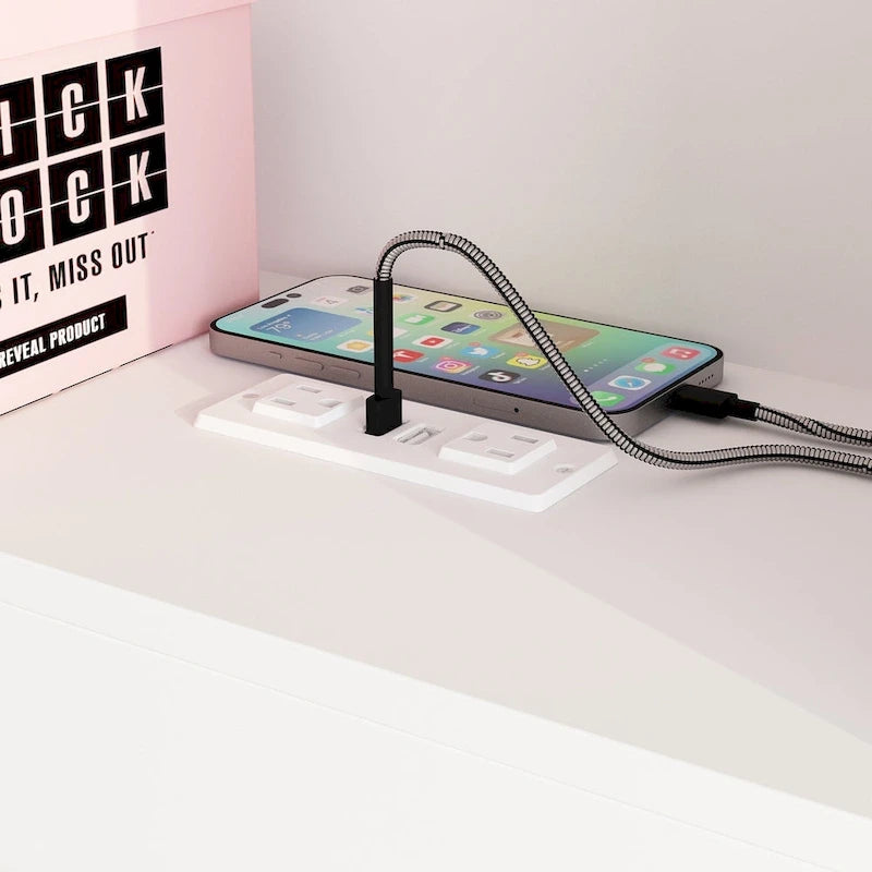 Tête de lit bibliothèque avec éclairage 65W x 43H