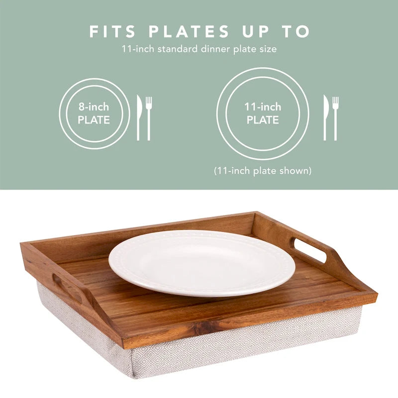 Ensemble de paniers Rossie Home avec 2 plateaux pour ordinateur portable