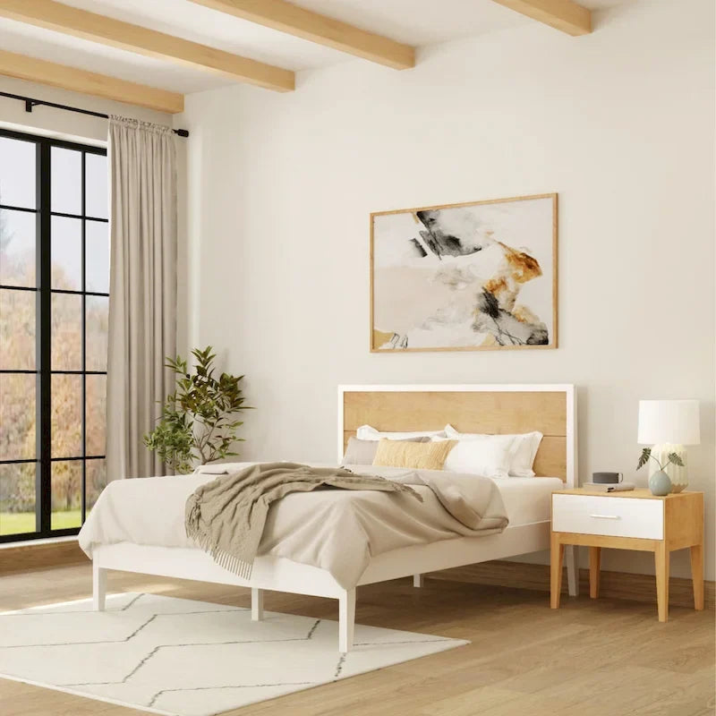Plank and Beam Duo Queen-Size Bed