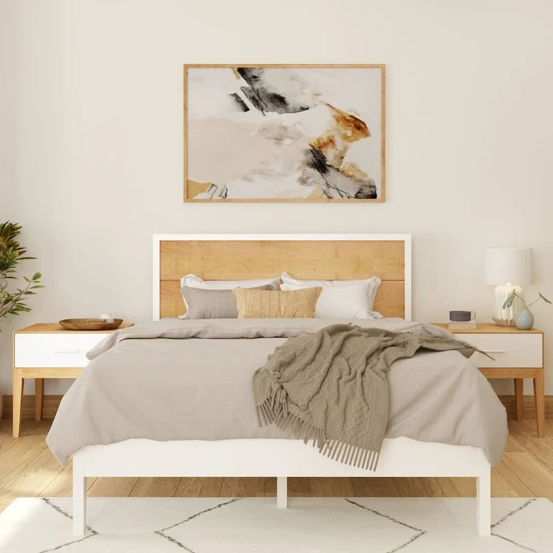 Lit Queen-size Duo Poteaux et Poutres