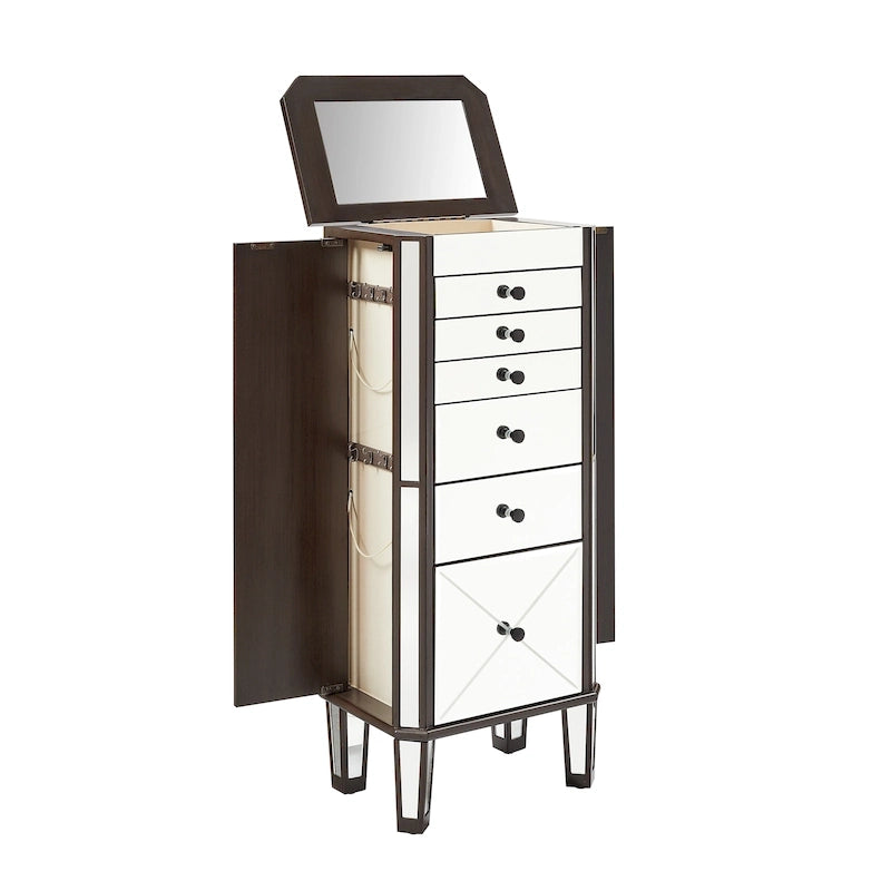 Miry Armoire à bijoux avec miroir