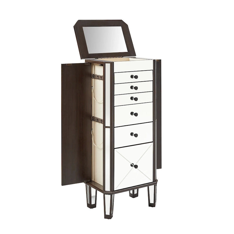 Miry Armoire à bijoux avec miroir