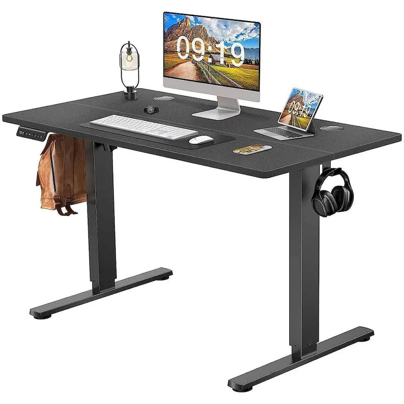 Bureau d'ordinateur ergonomique électrique réglable en hauteur