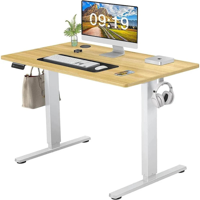 Bureau d'ordinateur ergonomique électrique réglable en hauteur