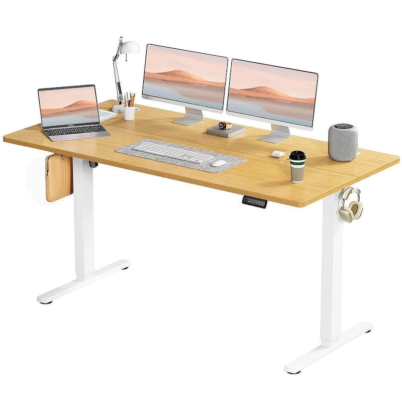 Bureau d'ordinateur ergonomique électrique réglable en hauteur