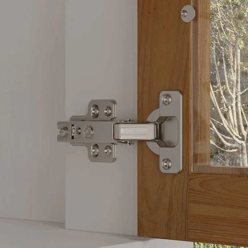 Armoire Classique Élégante - Garde-robe Rustique Extensible avec Porte en Verre