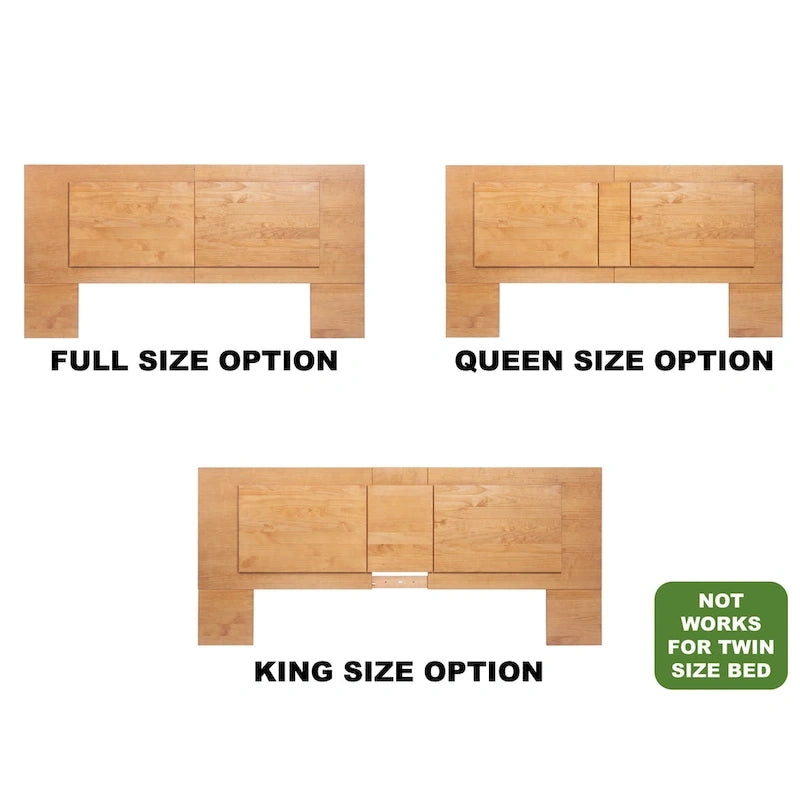 Tête de lit plate Copper Grove Rivne pour 3 tailles (King/Queen/Full)