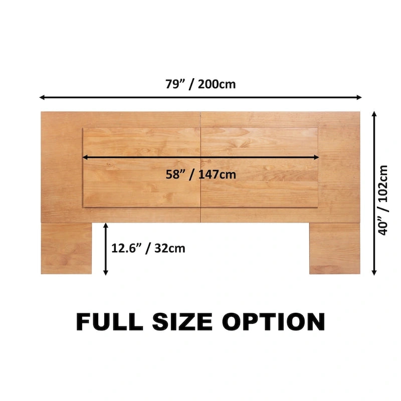 Tête de lit plate Copper Grove Rivne pour 3 tailles (King/Queen/Full)