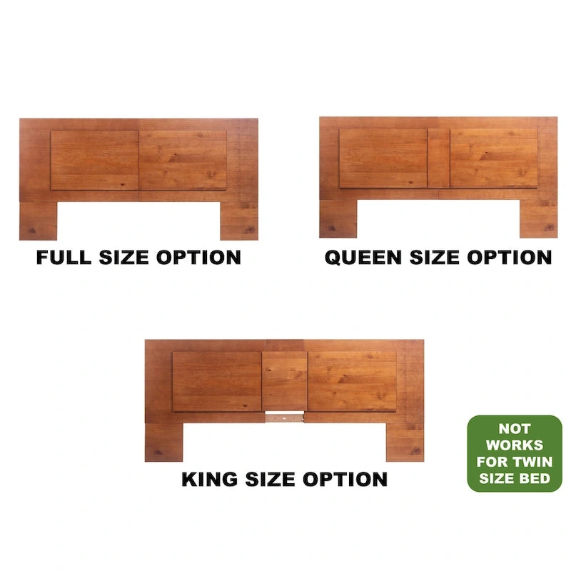 Tête de lit plate Copper Grove Rivne pour 3 tailles (King/Queen/Full)