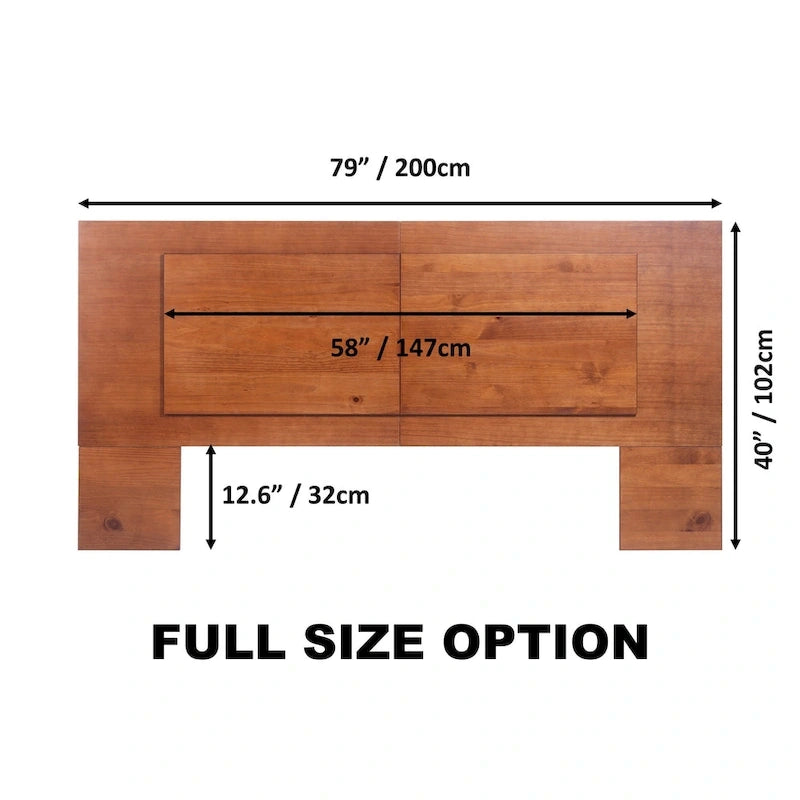 Tête de lit plate Copper Grove Rivne pour 3 tailles (King/Queen/Full)