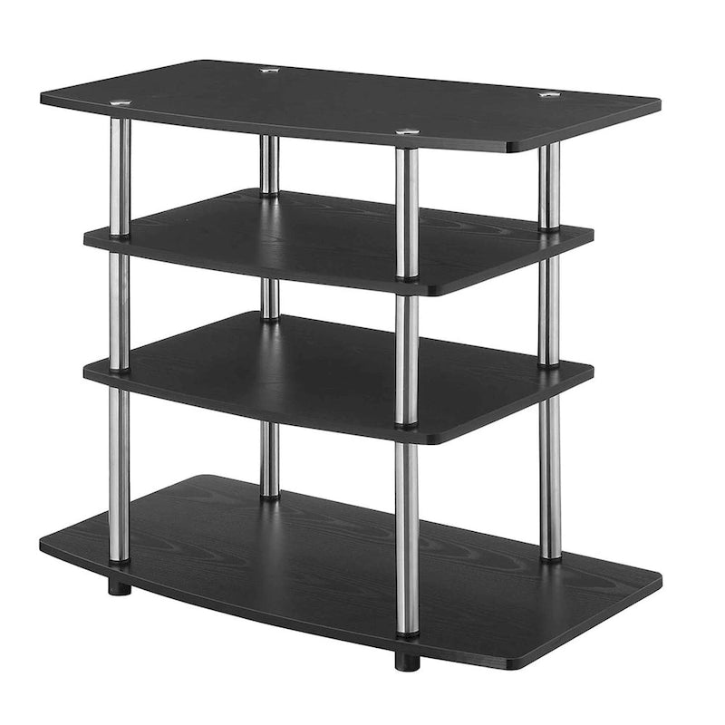 Meuble TV haut à 4 niveaux sans outils Designs2Go de Convenience Concepts