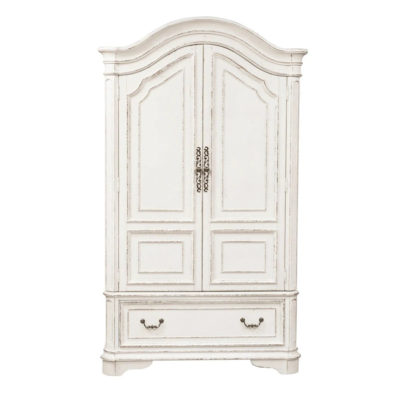 Armoire Magnolia Manor blanc antique