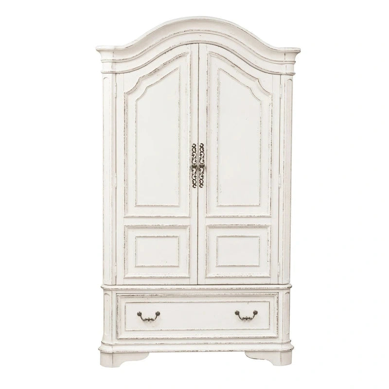 Armoire Magnolia Manor blanc antique