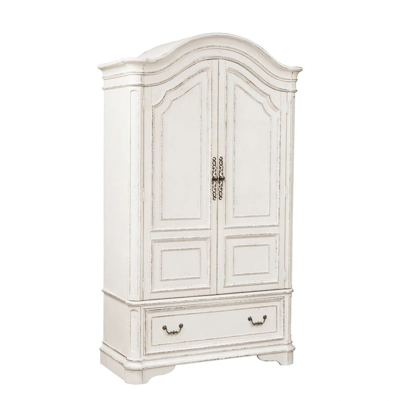 Armoire Magnolia Manor blanc antique