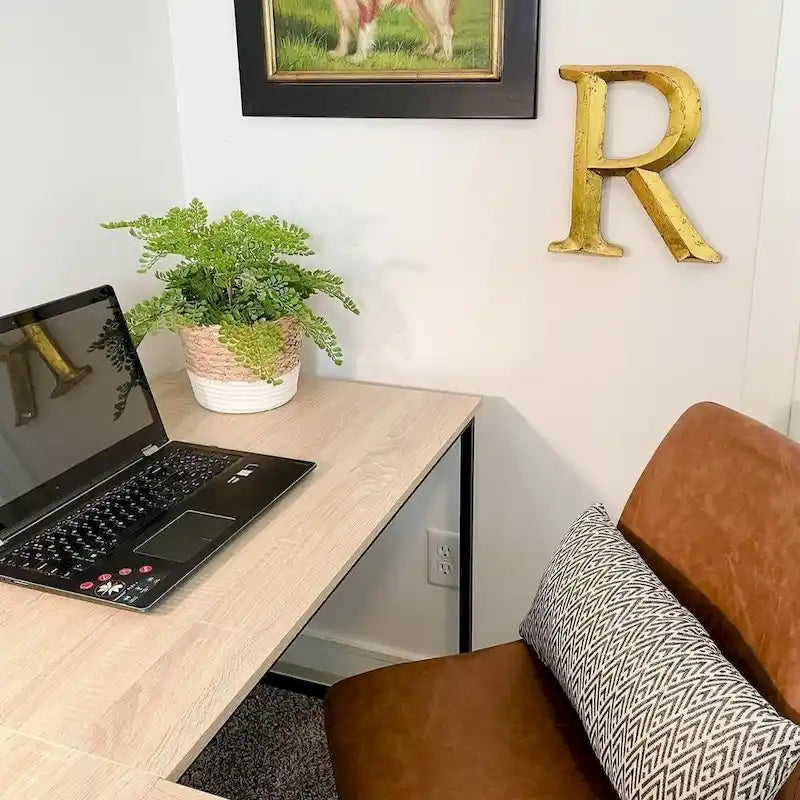 Bureau d'angle de 95,2 pouces avec étagères Bureau d'ordinateur pour la maison