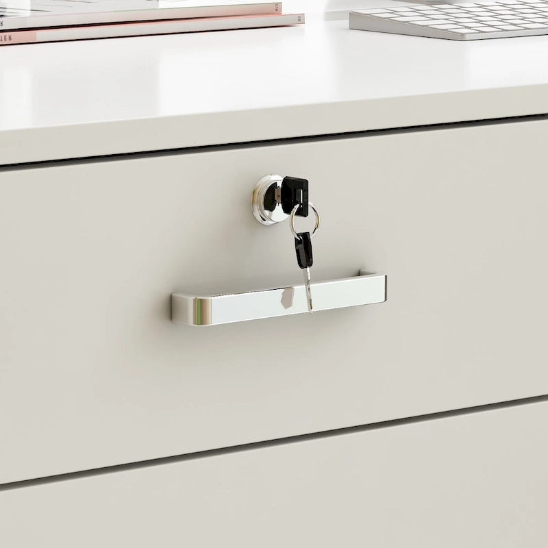 Timechee 55,1 W Bureau d'angle en bois pour réception, ordinateur et clavier