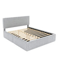 Lit plateforme capitonné Queen Size avec 4 tiroirs