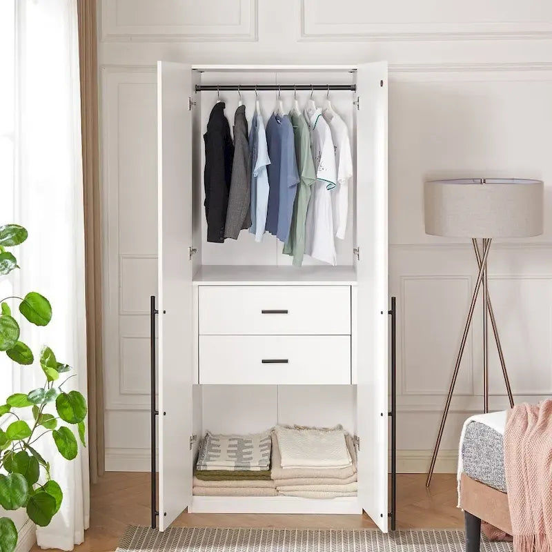 Manhattan Comfort Lee Armoire-penderie autoportante moderne 2.0