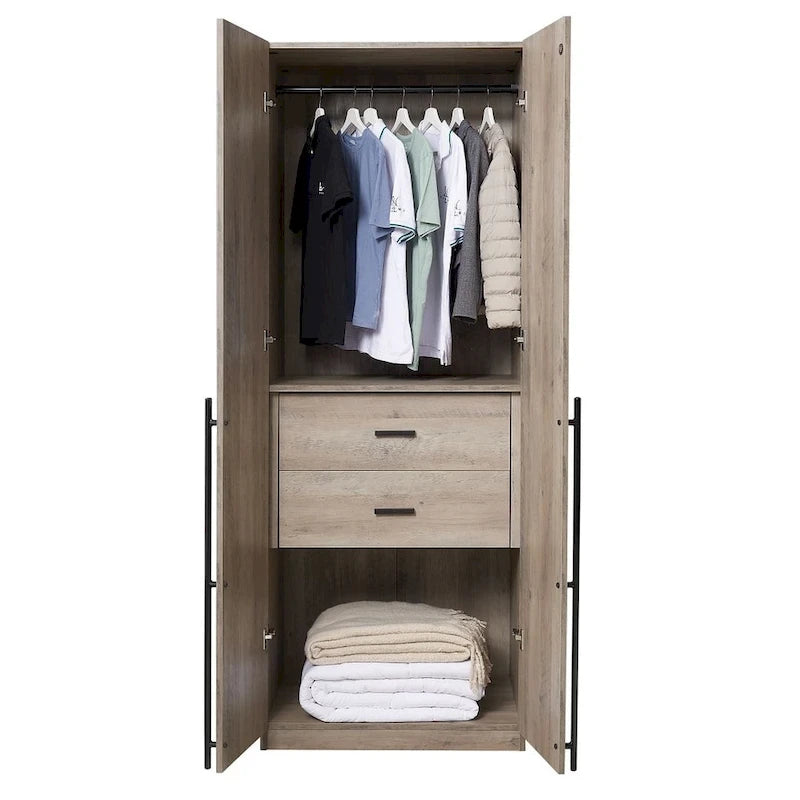 Manhattan Comfort Lee Armoire-penderie autoportante moderne 2.0