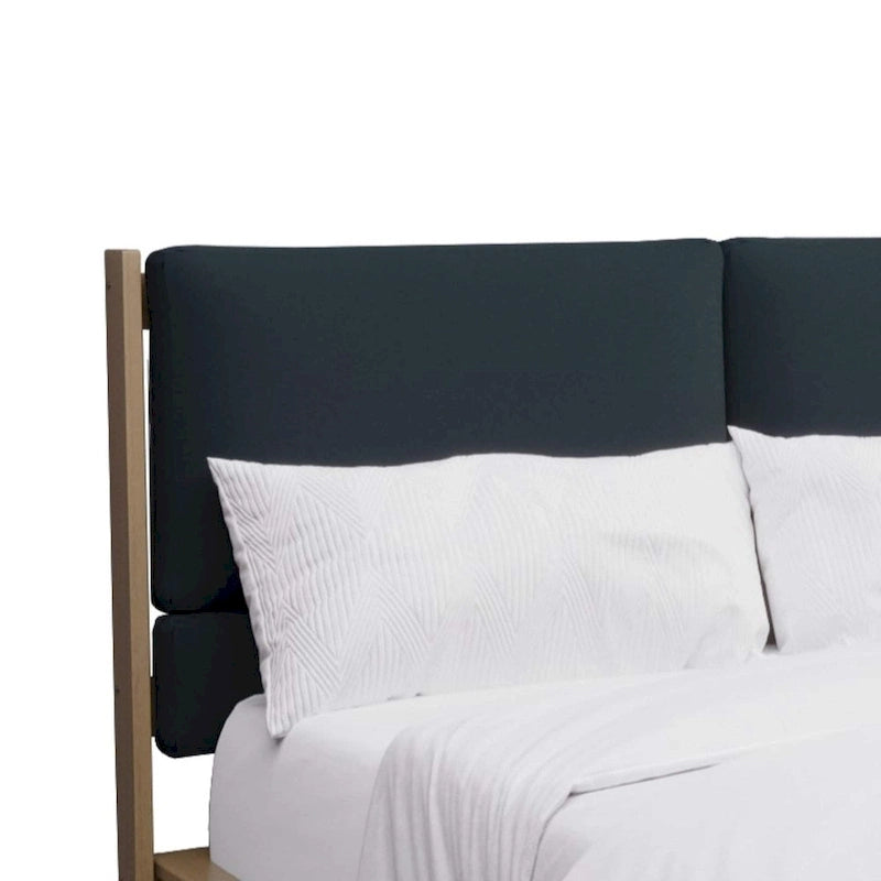 Ensemble de chambre à coucher 3 pièces en bois, style milieu de siècle, CraftPorch