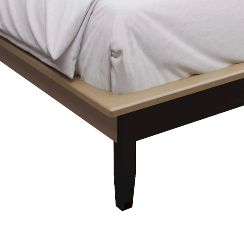 Ensemble de chambre à coucher 3 pièces en bois, style milieu de siècle, CraftPorch