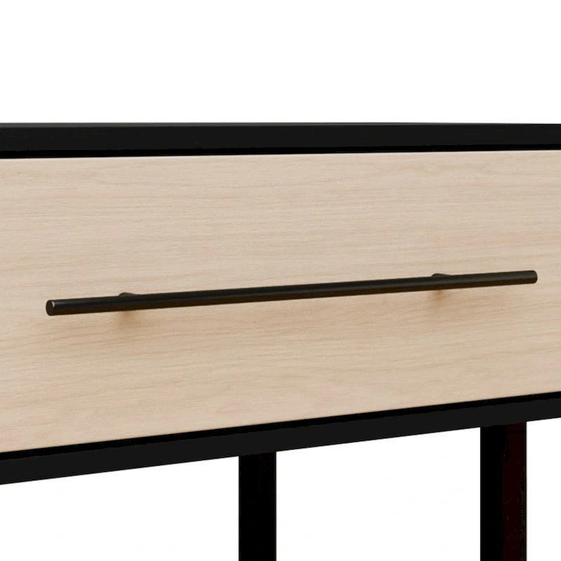 Ensemble de chambre à coucher 3 pièces en bois, style milieu de siècle, CraftPorch