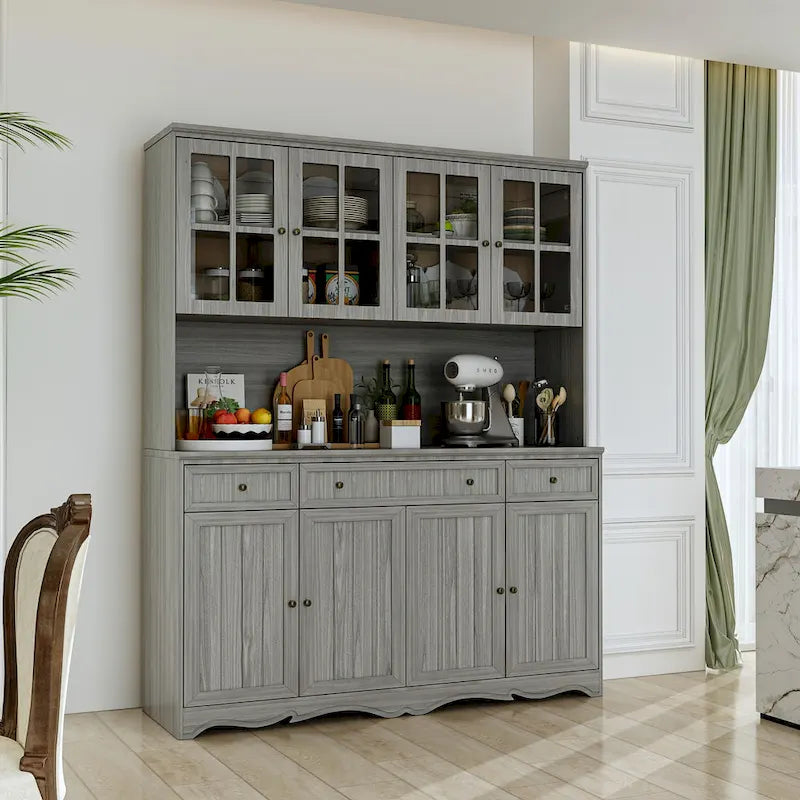 Meuble de rangement, buffet, vaisselier, armoire de cuisine, vitrine, bahut