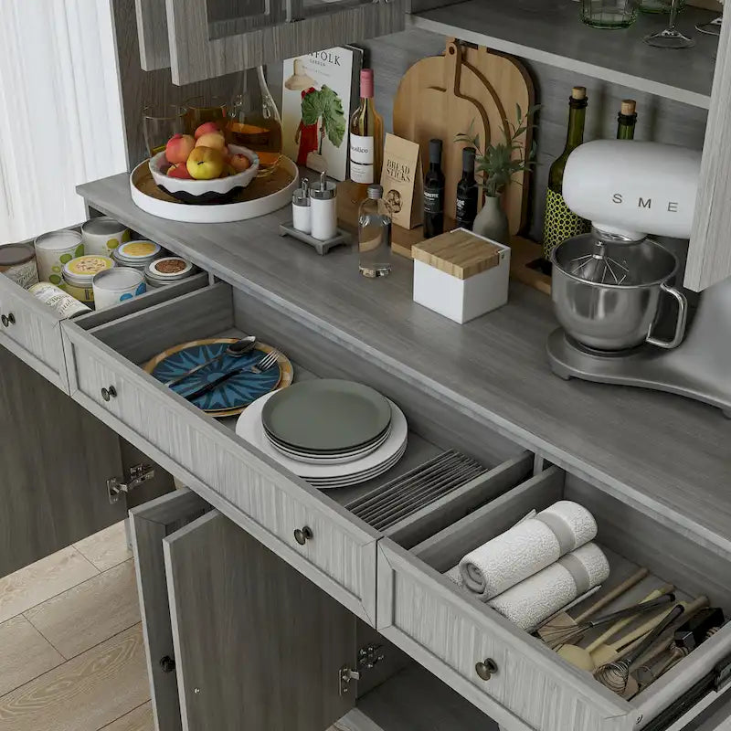 Meuble de rangement, buffet, vaisselier, armoire de cuisine, vitrine, bahut