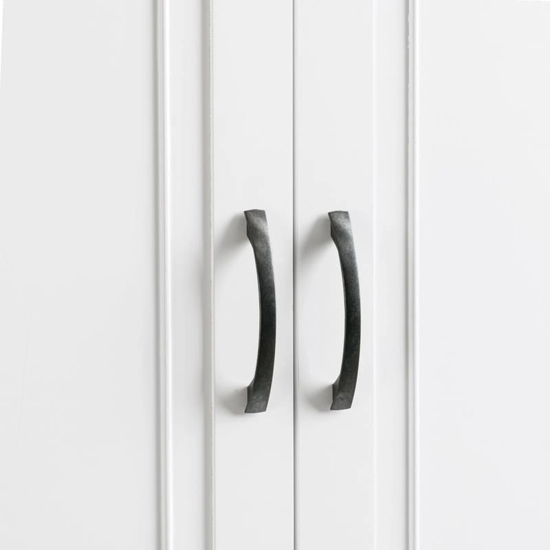 Meuble bas de salle de bain, meuble de rangement autonome avec portes et tiroir, armoire de cuisine avec étagère réglable