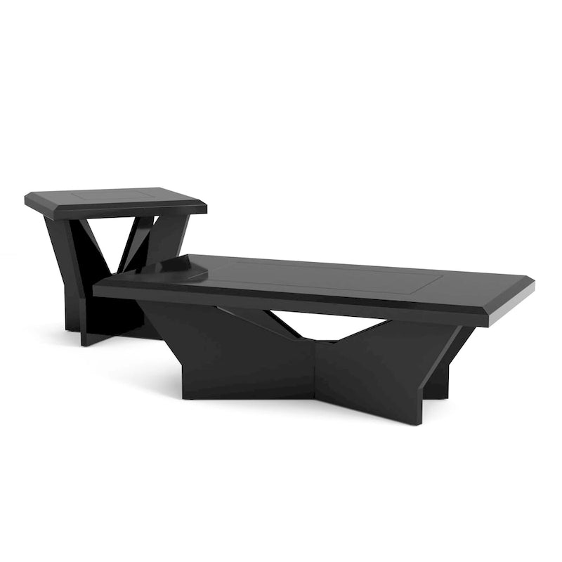 Ensemble contemporain de 2 tables basses et tables d'appoint Ameena par Furniture of America