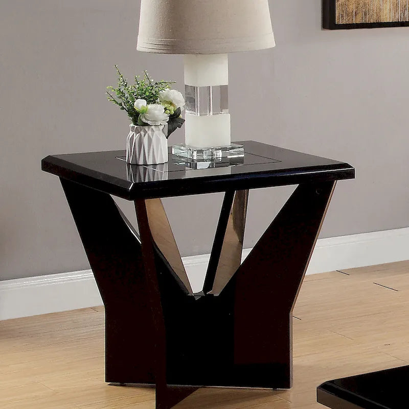 Ensemble contemporain de 2 tables basses et tables d'appoint Ameena par Furniture of America