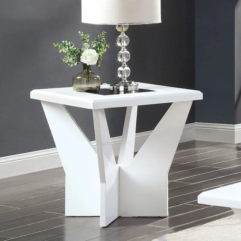 Ensemble contemporain de 2 tables basses et tables d'appoint Ameena par Furniture of America