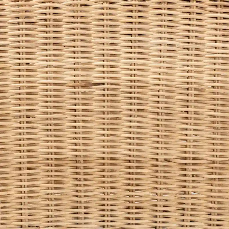 Fauteuil Putri moderne en rotin naturel, style bohème
