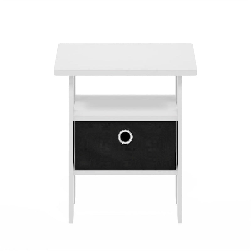 Table de chevet Furinno Andrey avec tiroir, Chêne Sonoma/Ivoire