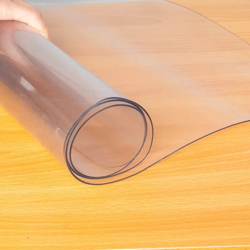 Tapis de protection transparent en PVC mat pour fauteuil de bureau