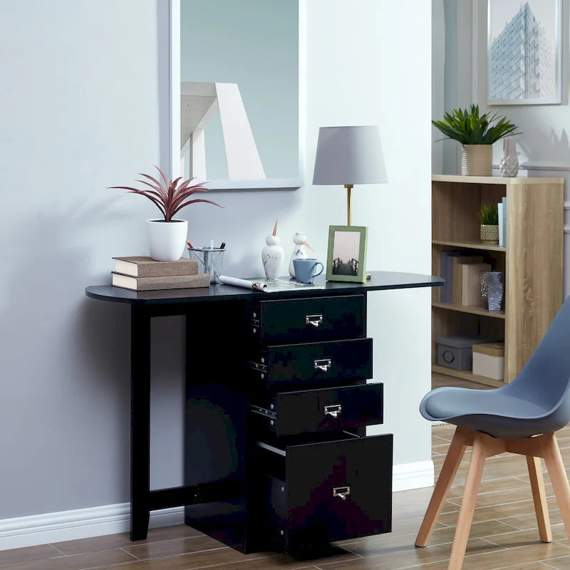 SEI Furniture London Bureau Organiseur et de Loisirs Créatifs Pliant Blanc