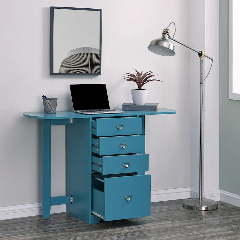SEI Furniture London Bureau Organiseur et de Loisirs Créatifs Pliant Blanc