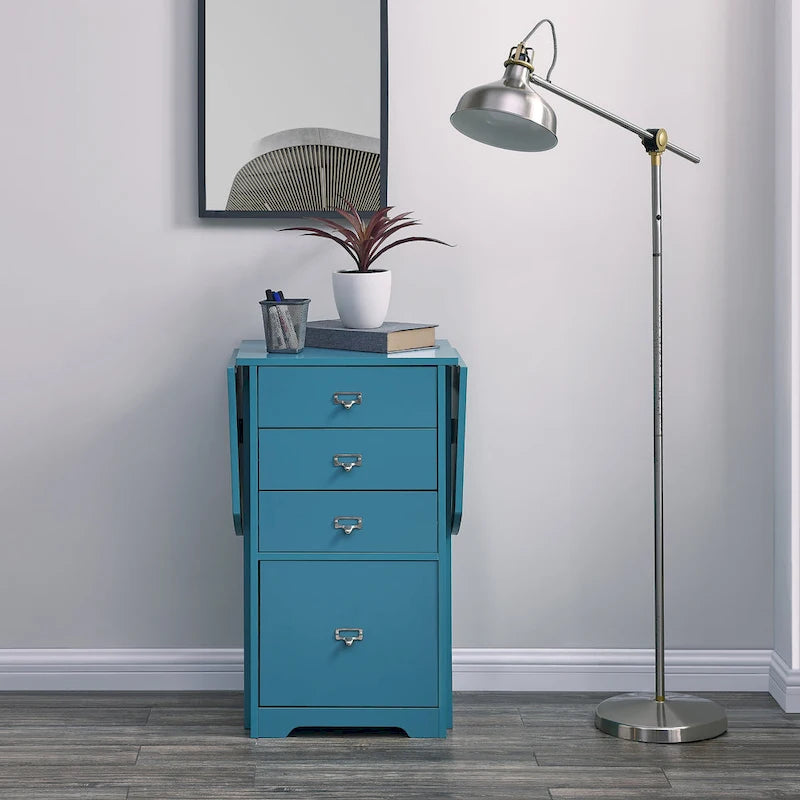 SEI Furniture London Bureau Organiseur et de Loisirs Créatifs Pliant Blanc