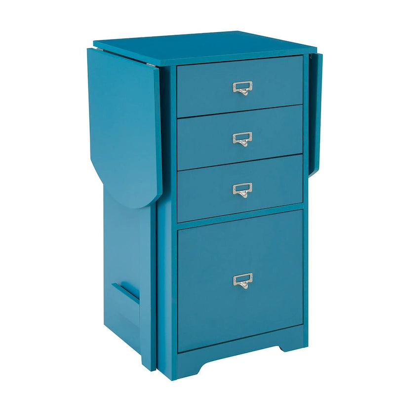SEI Furniture London Bureau Organiseur et de Loisirs Créatifs Pliant Blanc