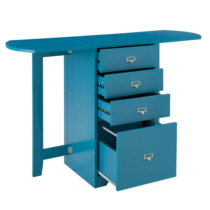 SEI Furniture London Bureau Organiseur et de Loisirs Créatifs Pliant Blanc
