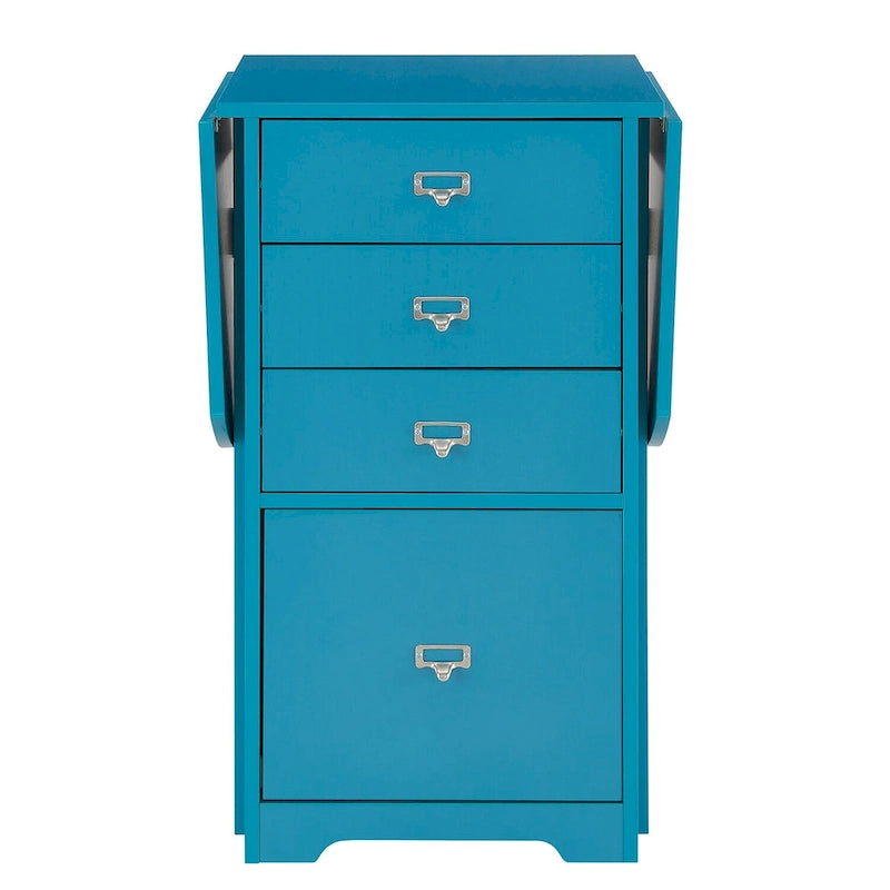 SEI Furniture London Bureau Organiseur et de Loisirs Créatifs Pliant Blanc