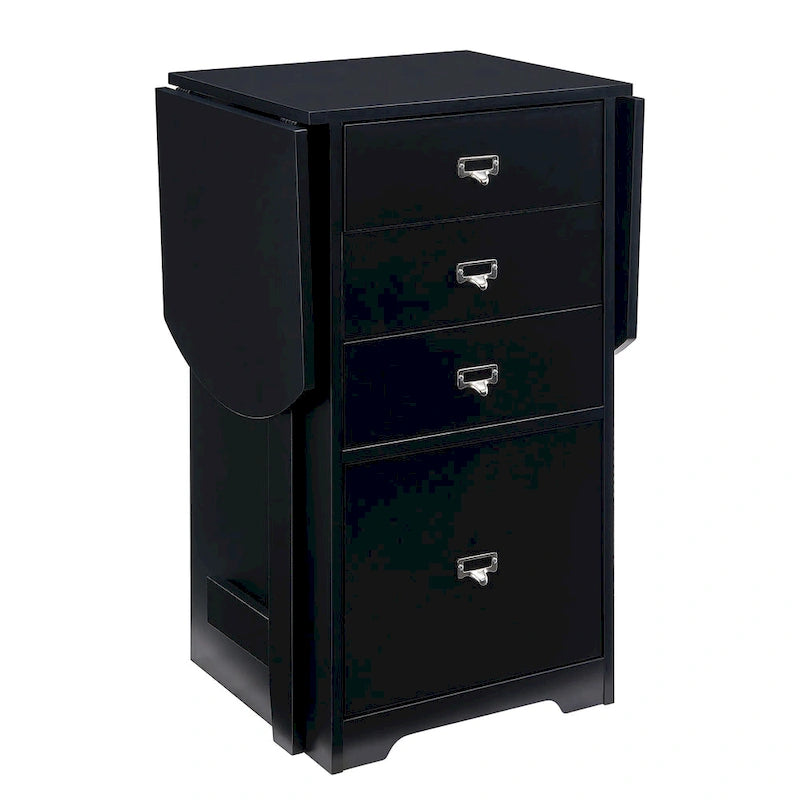 SEI Furniture London Bureau Organiseur et de Loisirs Créatifs Pliant Blanc
