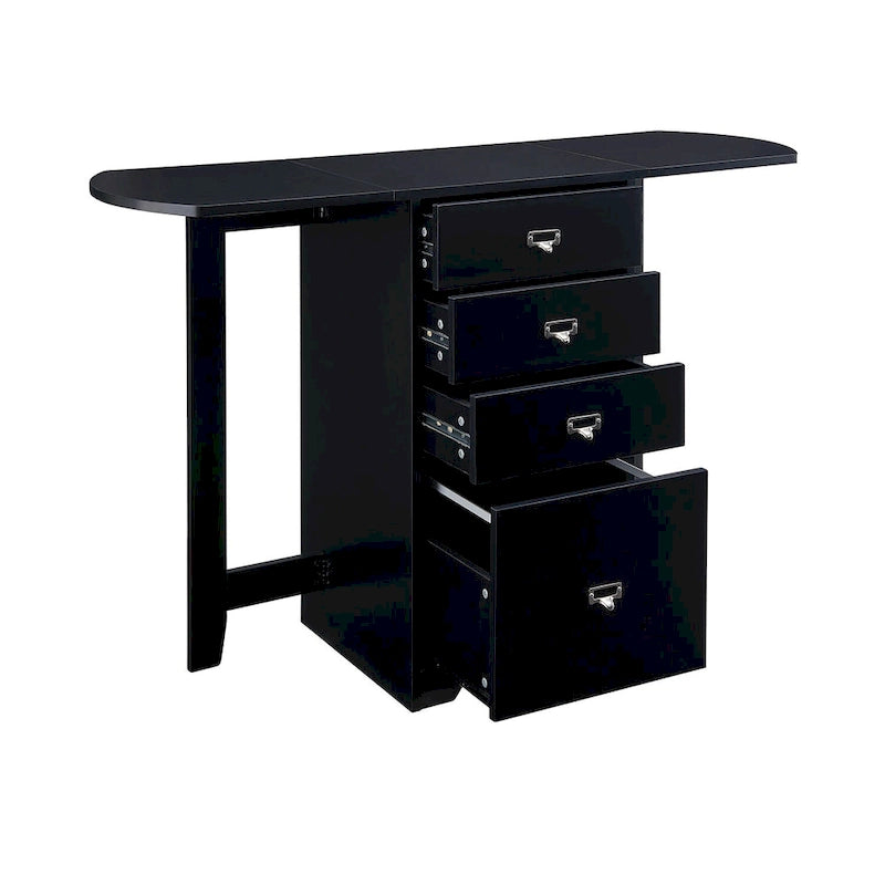 SEI Furniture London Bureau Organiseur et de Loisirs Créatifs Pliant Blanc