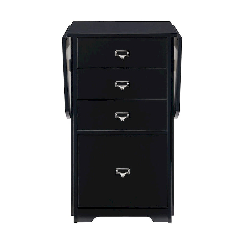 SEI Furniture London Bureau Organiseur et de Loisirs Créatifs Pliant Blanc