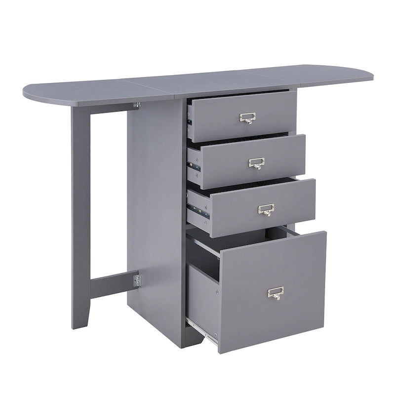 SEI Furniture London Bureau Organiseur et de Loisirs Créatifs Pliant Blanc