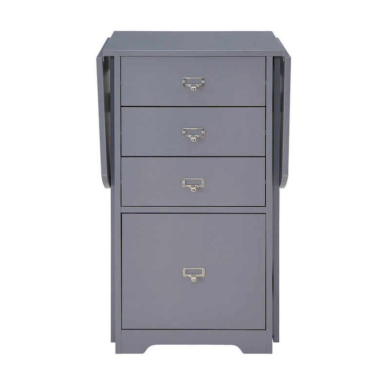 SEI Furniture London Bureau Organiseur et de Loisirs Créatifs Pliant Blanc