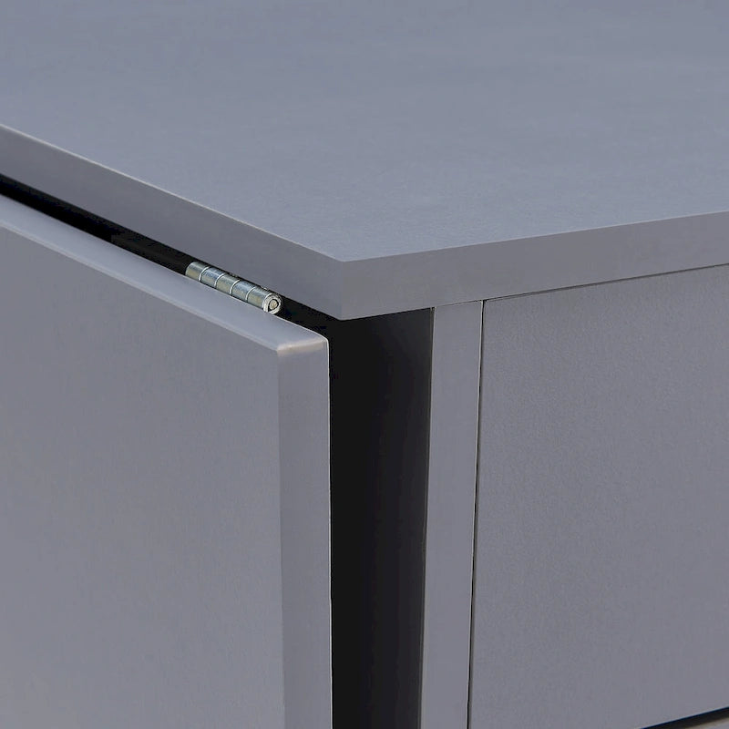 SEI Furniture London Bureau Organiseur et de Loisirs Créatifs Pliant Blanc